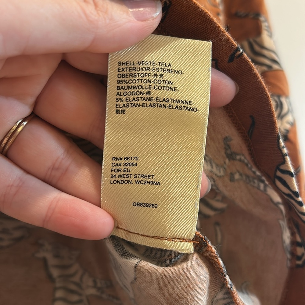 Maeve / Anthropologie Zebra Mock Neck Top - Picture 4 of 6